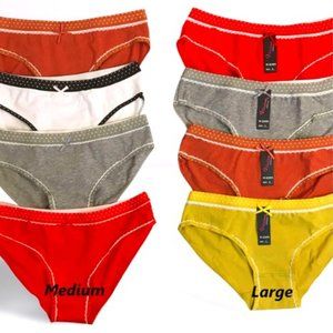 Vision Intimates Panties, 4 pair, Size Large